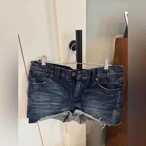 Madewell Low Rise Denim Shorts
